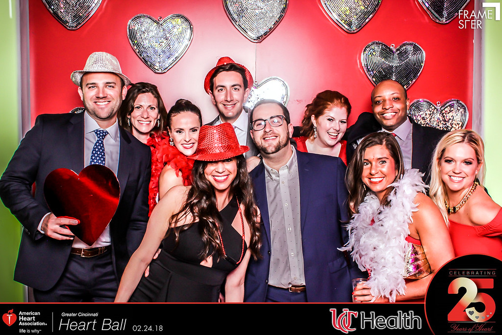 group of After Party attendees in photo booth